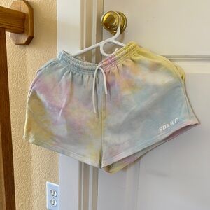 White Fox Boutique X Sarah’s Day sweatshirt shorts